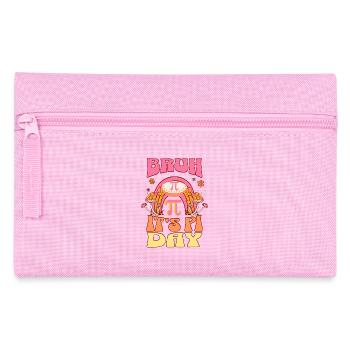 Bruh It’s Pi Day 2024 Étudiants enseignants amoureux des mathématiques - Trousse - rose - Devant