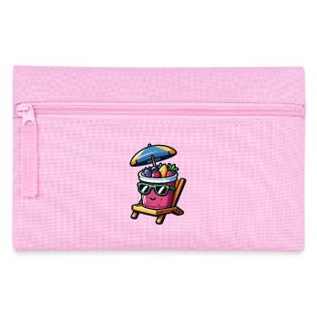 Sonnige Smoothie Bowl Entspannung - Federtasche - Rosa - Vorne