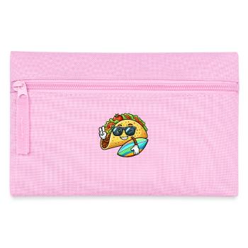 Taco de surf avec lunettes de soleil - Trousse - rose - Devant