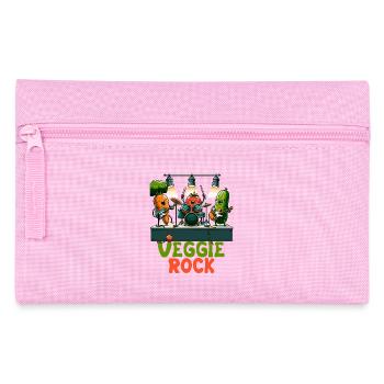 Veggie Rocks Musikband Karottenkumpels - Federtasche - Rosa - Vorne