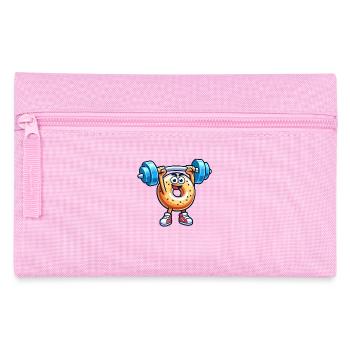 Fitness Gym Sport Bodybuilder Musculation Bagel - Trousse - rose - Devant
