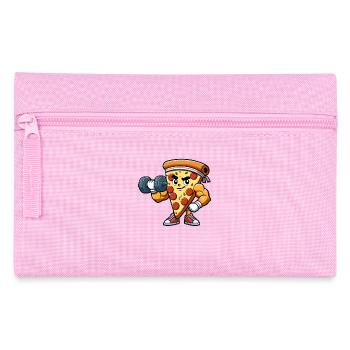 Pizza musculaire pendant la musculation - Trousse - rose - Devant