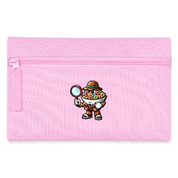 Müslischale, Charakter, Lustiger Detektiv Zum - Federtasche - Rosa - Vorne