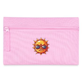 Hot weather with cool sun - Pencil Case - pink - Front