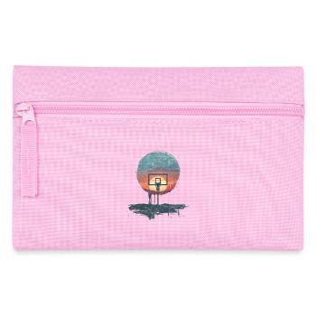 Urban Sunset Basketball Motif - Pencil Case - pink - Front