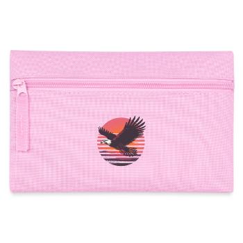 Adler Im Flug Vor Sonnenuntergang - Federtasche - Rosa - Vorne