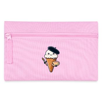 Picturesque Summer Delight Ice Cream - Pencil Case - pink - Front