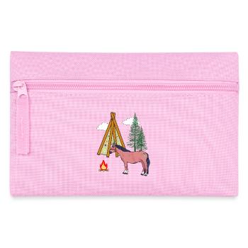 Shamans Horse Horses Ross Gaul Wild West - Pencil Case - pink - Front