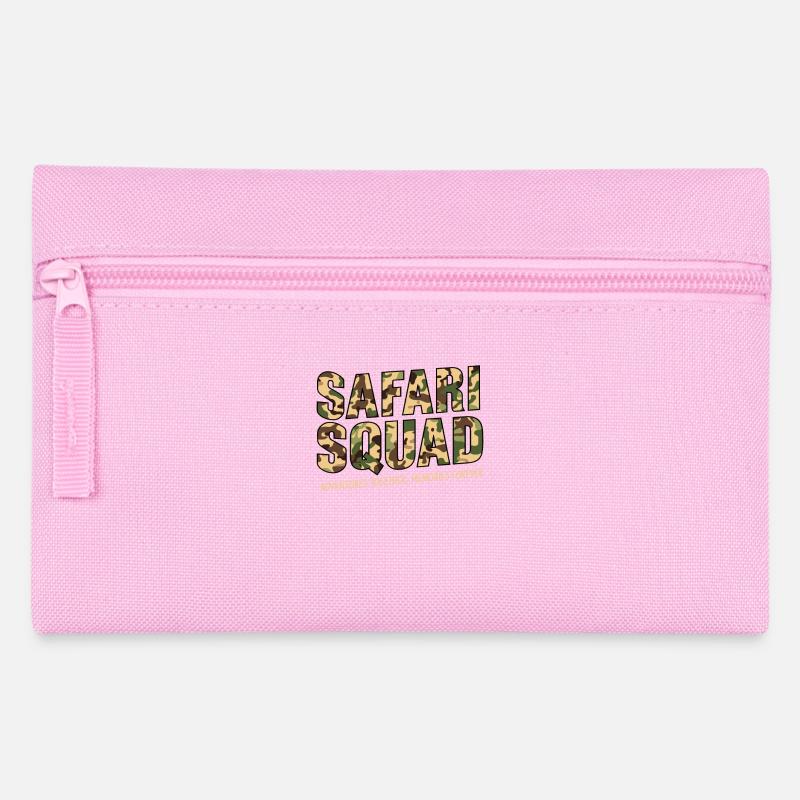 Safari Squad Abenteuer Zusammen Erleben - Federtasche - Rosa