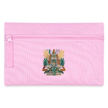 Maya Gott Mayan Mythologie Ek Chuah Kunstwerk - Federtasche - Rosa - Vorne