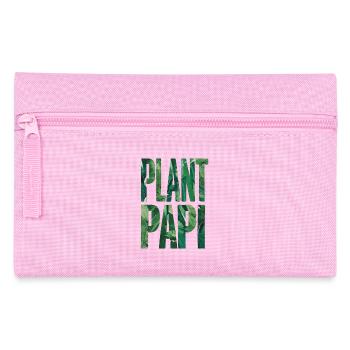 Plant Papi Gärtner Papa Natur Liebhaber - Federtasche - Rosa - Vorne