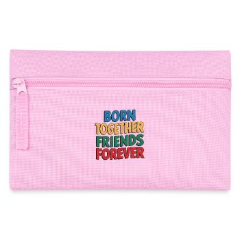 Nés ensemble, amis pour toujours - Trousse - rose - Devant