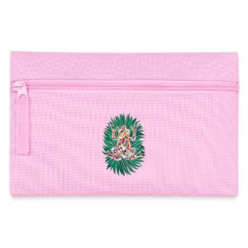 Coqui Frosch Puerto Rico Tropisches Kunstwerk - Federtasche - Rosa - Vorne