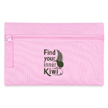 Trouvez le Kiwi qui sommeille en vous - Souvenir Nouvelle-Zélande - Trousse - rose - Devant