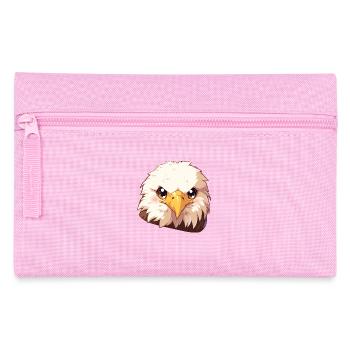 Pygargue à tête blanche Weißkopfseeadler - Trousse - rose - Devant