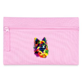 Pomeranian Pomeranian Pomeranian Pom Spitz Dog - Pencil Case - pink - Front