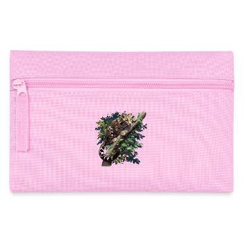Clouded Leopard Nebelparder - Pencil Case - pink - Front