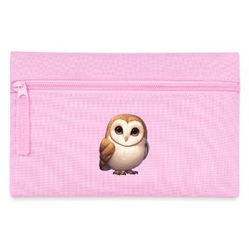 Barn Owl Schleiereulen Schleiereule - Pencil Case - pink - Front