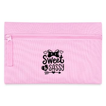 Süße freche Mädchen Frauen - Federtasche - Rosa - Vorne