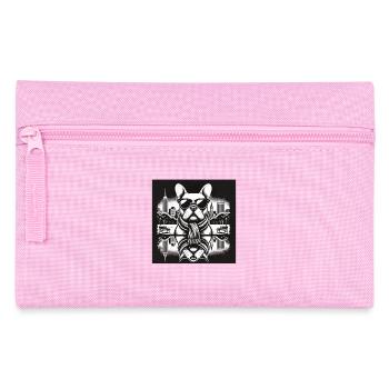 Cool Pug Pug Wrinkle Friend Pug Dog - Pencil Case - pink - Front