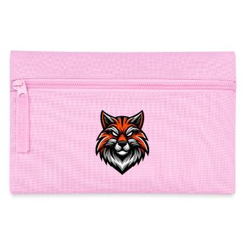 Ginger Cat Illustration - Pencil Case - pink - Front