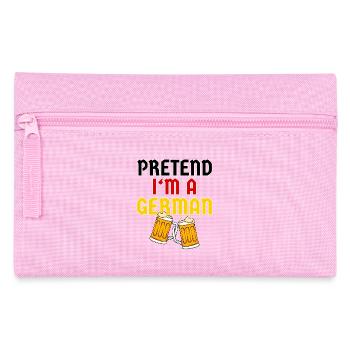 Pretend I'm a German - Beer Mug Costume Shirt - Pencil Case - pink - Front