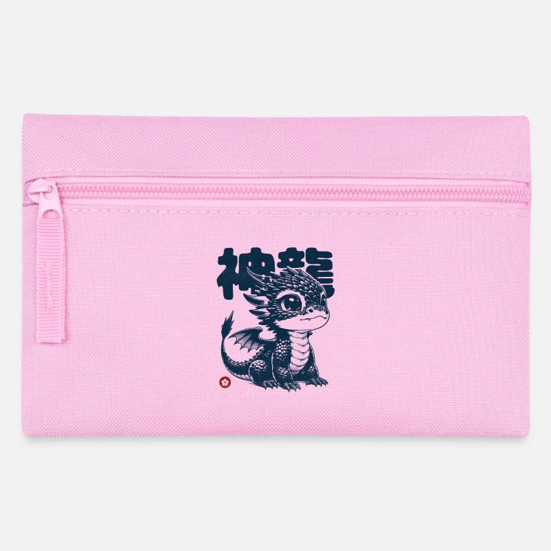 Fantasie-/Sci-Fi Mystischer Drache - Federtasche - Rosa