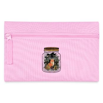 Fuchs Füchse Natur Naturliebhaber Kinder Kind - Federtasche - Rosa - Vorne