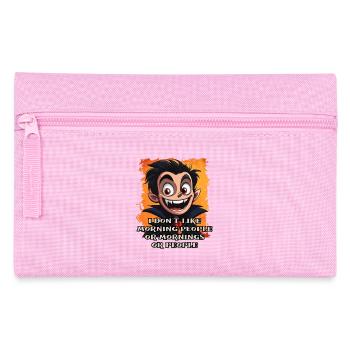Grand vampire avec un sort - Trousse - rose - Devant