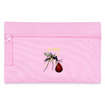 Mücken Plage Insekten Schädlinge Mücke Sommerzeit - Federtasche - Rosa - Vorne