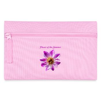 Pink Dahlia imperialis Blume, Biene, Natürlich - Federtasche - Rosa - Vorne
