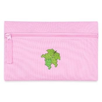 Weintraube Weintrauben Trauben Rebe Wein Garten - Federtasche - Rosa - Vorne
