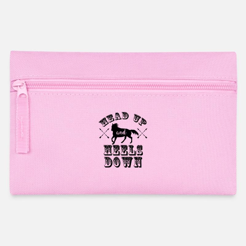 Funny horse saying - Pencil Case - pink