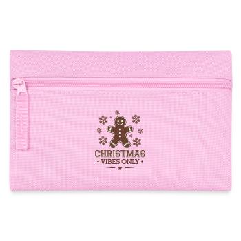 Gingerbread Man Christmas Vibes Only - Federtasche - Rosa - Vorne