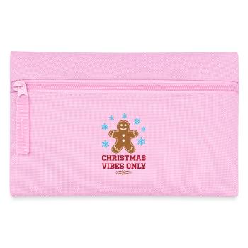 Gingerbread Man Christmas Vibes Only - Federtasche - Rosa - Vorne