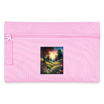 Magnifique conception graphique de forêt - Trousse - rose - Devant