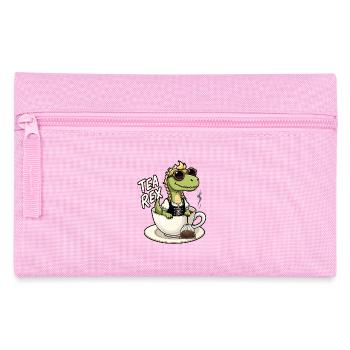 Tea Rex Dinosaurier Tyrannosaurus Rex Dirndl - Federtasche - Rosa - Vorne