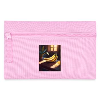 Bananes savoureuses sur une table - Trousse - rose - Devant