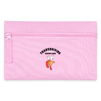 Thanksgiving Cooking Crew Familien Outfit - Federtasche - Rosa - Vorne