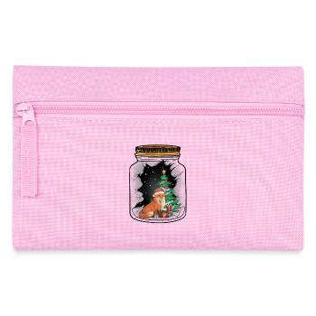 Weihnachten Nikolaus Fuchs Santa Kinder - Federtasche - Rosa - Vorne