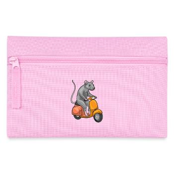 Rat Scooter - Pencil Case - pink - Front