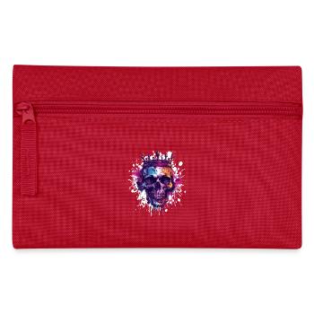 Crâne de Roi Couronne Royale - Trousse - rouge - Devant