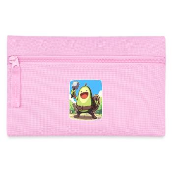 Lustige Krieger-Avocado - Federtasche - Rosa - Vorne
