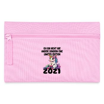 Limited Edition 2021 Geburtstag 2021 Geboren - Federtasche - Rosa - Vorne