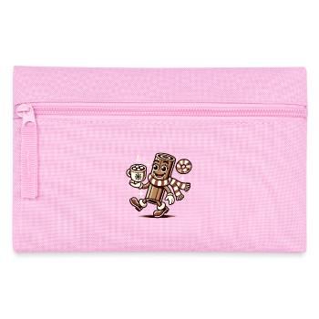 Hot Chocolate with Cinnamon Cartoon - Pencil Case - pink - Front