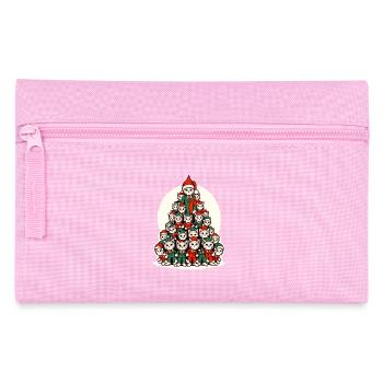 Christmas Cats Christmas Tree Parade - Pencil Case - pink - Front
