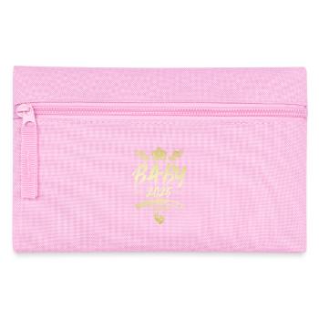 Baby 2025 Loading Spruch - Federtasche - Rosa - Vorne