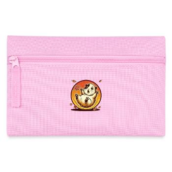 Hamster aux feuilles d’automne - Trousse - rose - Devant