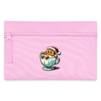 Merry Biscuit Christmas Retro Vintage Style - Pencil Case - pink - Front