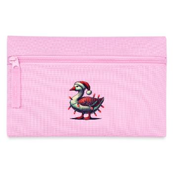Weihnachten Lustige Tollpatsch Gans - Federtasche - Rosa - Vorne